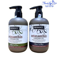 Dầu gội dưỡng sinh chống lão hóa Romacy Astaxanthin Argan Oil 500mlx2 [ TN ]