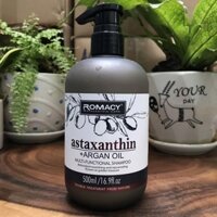 Dầu gội dưỡng sinh chống lão hóa Romacy Astaxanthin Argan Oil 500ml-(NEW)