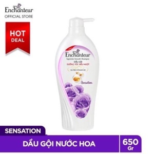 Dầu gội dưỡng tóc siêu mượt Enchanteur Sensation 650g