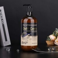 DẦU GỘI DƯỠNG TÓC TRỨNG CÁ MUỐI VÀNG KERATINE QUEEN GOLD CAVIAR 800ML