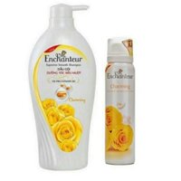 Dầu gội Enchanteur 650g + xịt khử mùi 150ml