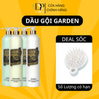 Dầu gội GARDEN xanh trắng 1100ml hương thơm vani bạc hà dưỡng tóc thơm mượt tại nhà