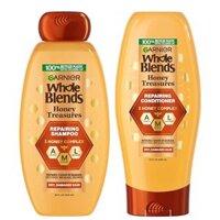 Dầu gội Garnier Whole Blends Repairing Shampoo Honey Treasures, For Damaged Hair 22Oz 650ml