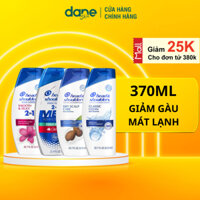 Dầu gội giảm gàu Head&Shoulder 2 in 1 370ml - giúp giảm gàu, giảm ngứa, giúp mái tóc chắc khỏe, sạch gàu