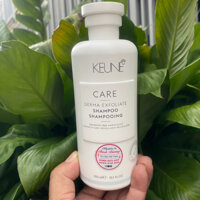Dầu gội giảm gàu, làm sạch da đầu, kháng khuẩn, dịu các tuyến bã nhờn Keune Care Derma Exfoliate Shampoo 300ML _{NEW}_