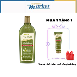 Dầu gội giữ màu tóc nhuộm Dalan d'Olive Olive Oil Color Protection Shampoo 400ml