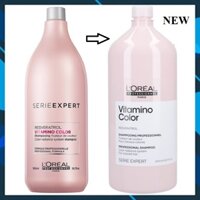 Dâu gôi giữ màu tóc nhuộm Loreal Serie Expert Vitamino color radiance shampoo 1500ml - Kèm vòi