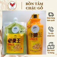 Dầu gội gừng nóng - lạnh 1000g ⚡GIÁ RẺ⚡ Dầu gội chiết xuất gừng sạch gầu, lưu thông khí huyết cải thiện đau đầu mất ngủ