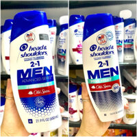 DẦU GỘI HEAD MỸ GIẢM GÀU HEAD & SHOULDERS DANDRUFF SHAMPOO MEN OLD SPICE