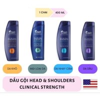 _Dầu gội Head & Shoulder Clinical Strength 400ml màu cam & màu tím_