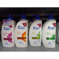 Dầu Gội HEAD & SHOULDERS chai 625ml Bạc Hà/ Da Đầu Ngứa/ Hương Chanh/ Hương Táo/ Mượt Mà Óng Ả/ Ngăn Rụng Tóc.