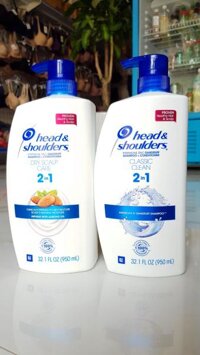 Dầu gội Head & Shoulders Mỹ gội xả 2in1 950ml chính hãng