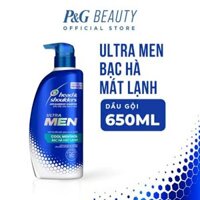 Dầu Gội Head Và Shoulders Cho Nam Bạc Hà Mát Lạnh 650Ml