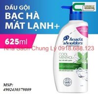 Dầu gội Head&shoulders bạc hà mát lạnh 650ml