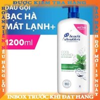 Dầu Gội Head&Shoulders Mát Lạnh Bạc Hà chai 1200ml  datcang