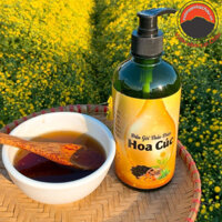 Dầu gội hoa cúc thảo dược (500ml) kết hợp hà thủ ô đỏ, sả chanh, gừng, hoa bưởi, bạc hà, hương nhu kích thích mọc tóc