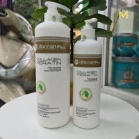 DẦU GỘI HOẶC DẦU XẢ PHỤC HỒI KÍCH THÍCH MỌC TÓC EDOCEAN PLUS COLLAGEN KERATIN 500ML -- 1000ml MS1