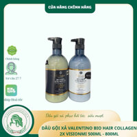 DẦU GỘI HOẶC DẦU XẢ Visionmi VALENTION BIO HAIR & COLLAGEN 2X 500ML - 800ML