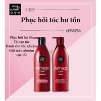 Dầu Gội hoặc xả Mise En Scene Đỏ 680ml Mise En Scene Damage Care Shampoo Sleek & Smooth