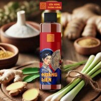Dầu gội Hoàng Liên (Gừng) Cung Đình 100ml, dầu gội thảo dược thuần chay hỗ trợ mọc tóc