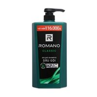 Dầu gội hương nước hoa Romano Classic, tóc chắc khỏe-hương nam tính, chai (900g).