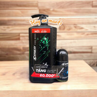 Dầu gội hương nước hoa xmen for boss 650g tặng kèm lăn xmen màu xanh leg 40ml