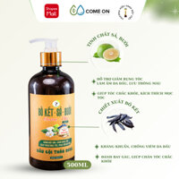Dầu gội hữu cơ Bưởi, Sả, Bồ Kết COME ON 500ml, sản phẩm tự nhiên an toàn lành tính cho mẹ