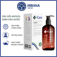 Dầu Gội iCare Pharma Antisol Dược Liệu PH 6.5 Giúp Làm Sạch Gàu, Giảm Ngứa 240ml