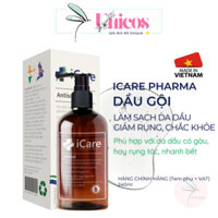Dầu Gội ICARE Pharma Antisol pH 6.5 Làm Sạch Gàu Giảm Ngứa Bết Tóc 240ml
