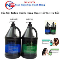 Dầu Gội Kafen Chính Hãng Phục Hồi Tóc Hư Tổn | Siêu Mềm Mượt Dùng Cho Salon Spa Dưỡng Sinh Can 5000ml