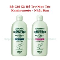 Dầu Gội Kaminomoto Medicated Shampoo Và Dầu Xả Giảm Rụng Tóc Hỗ Trợ Mọc Tóc Nhật Bản 300ml