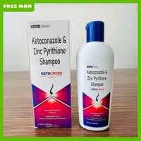 Dầu Gội Ketoconazole hỗ trợ Nấm da đầu, Viêm da tiết bã, dầu gội Gàu chứa Ketoconazole 2% KetoCross