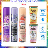 Dầu gội khô balea,Dầu Xả Khô Garnier Wahre Đủ Mùi, tích hợp bộ lọc uv, bảo vệ tóc và da đầu 200ml - Hàng Đức có Bill