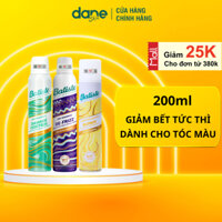 Dầu Gội Khô Batiste Dry Shampoo 200ml Loại Dưỡng - Xịt gội đầu khô giảm bết tức thì