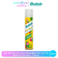Dầu Gội Khô Batiste - Hương Hoa Nhiệt Đới - Coconut &amp; Exotic Tropical 200ml