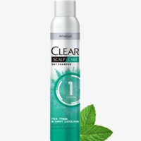 Dầu gội khô CLEAR Sạch Gàu  Mát Lạnh Bạc Hà 170ml