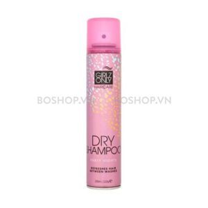 Dầu gội khô Girlz Only Dry Shampoo Party Night hương trái cây (200ml)