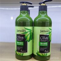 Dầu gội không silicone Zhenvis 1L, tinh chất thực vật, dầu gội không silicone, dầu gội làm đẹp, gừng chống gàu