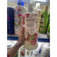 Dầu gội không sulfate Pantene essential botanicals stawberry& coconut milk Mỹ 1.13l