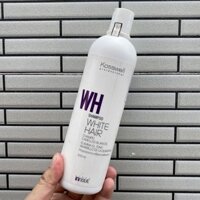 Dầu gội khử sắc tố vàng chăm sóc tóc HIGHLIGHT bạch kim Kosswell WHITE WH 500ml