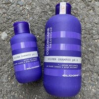 Dầu gội khử vàng dành cho tóc tẩy trắng, tóc bạch kim Silver Shampoo Elgon 300ml ( New 2023 )