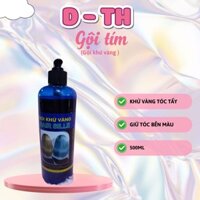 Dầu Gội Khử Vàng Hair Sille Loại Bỏ Ánh Vàng Oxy Hóa Trên Tóc Giữ Cho Tóc Bền Màu 500ml - Thuốc Nhuộm Tóc D-TH