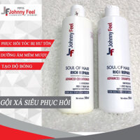 dầu gội kích mọc tóc và xả siêu phục hồi johnny feel
