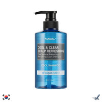 Dầu gội làm mới da đầu kundal cool & clear aqua mint 500ml