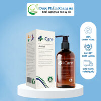 Dầu Gội Làm Sạch Gàu Không Khô Tóc Antisol - Chai 240ml. Thương Hiệu iCare Pharma - Khang An