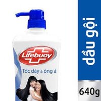 Dầu gội Lifebuoy tóc dày & óng ả 640g (LOẠI CÓ VÒI)