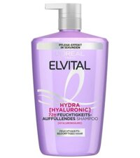 Dầu gội Loreal Elvital Hydra Hyaluronic cấp ẩm cho tóc khô, 1 lít
