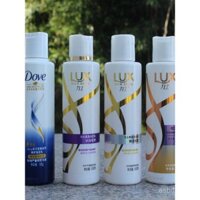 Dầu gội Lux Soft Shine 160g, dầu gội mới, sức sống tươi sáng, ẩm ướt, mượt mà, dầu xả cải thiện xoăn, mẫu