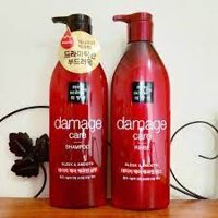 Dầu Gội Mise En Scene đỏ 680ml Mise En Scene Damage Care Shampoo Sleek & Smooth