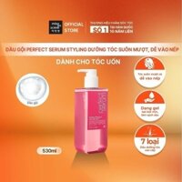 Dầu gội mise en scene Perfect Serum Styling giúp tóc suôn mượt và dễ vào nếp, giữ nếp 24h 530ml